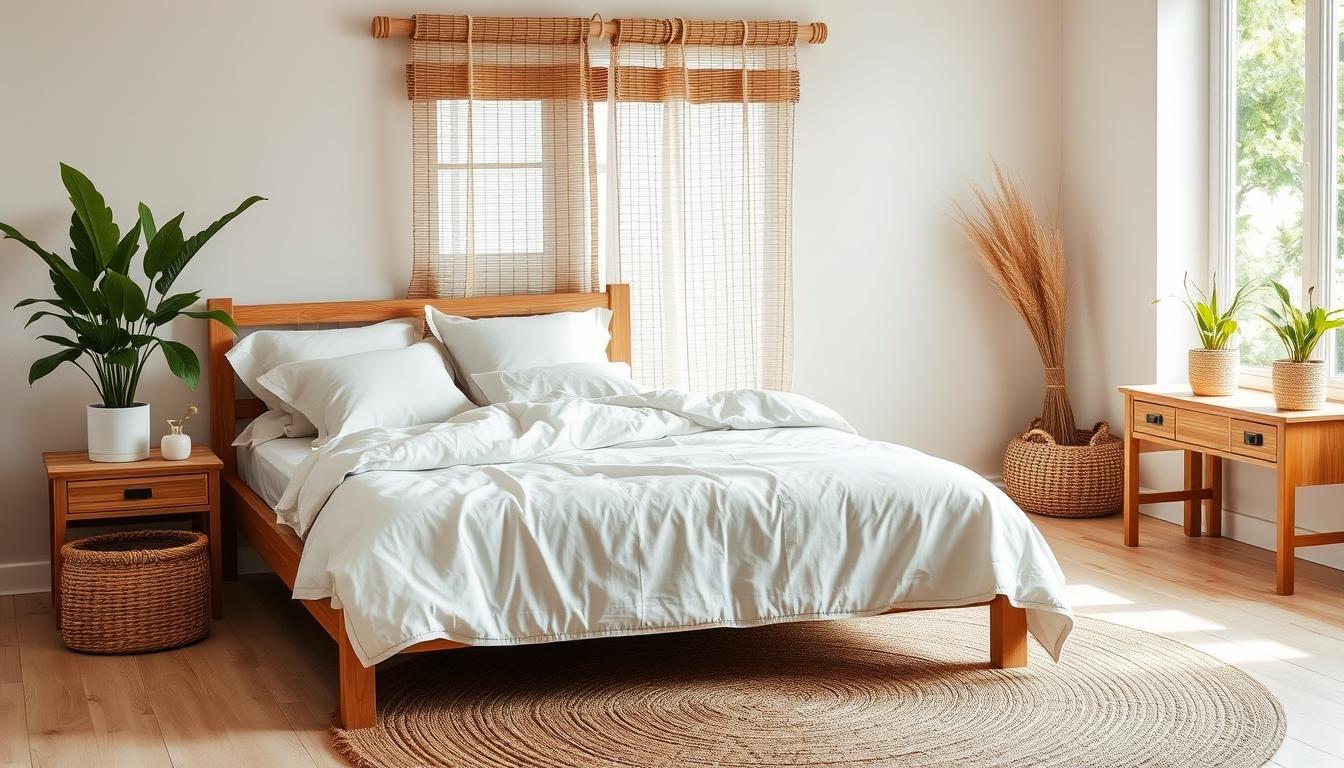 natural bedroom materials