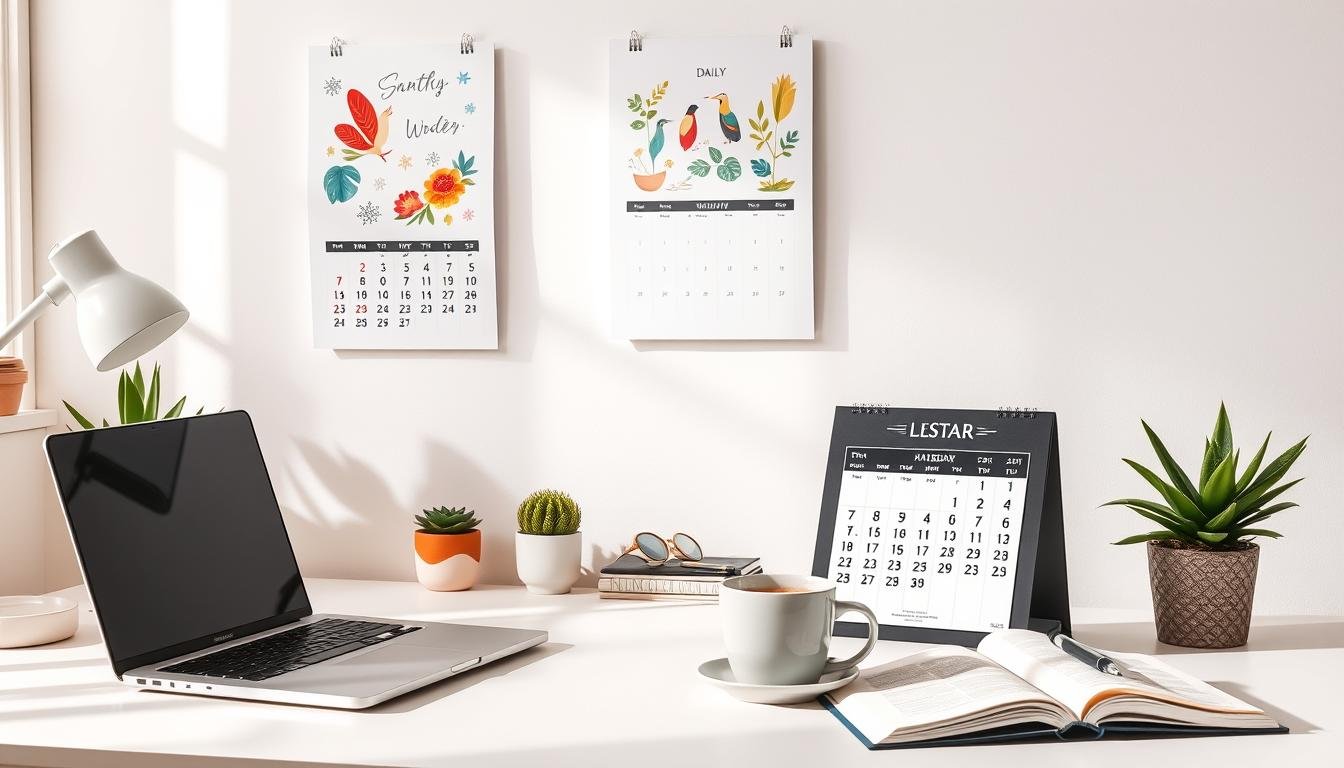 wall and desk calendars